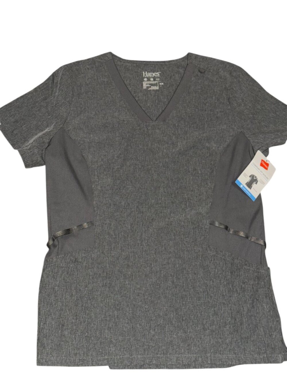 HANES COMFORT FIT SCRUB TOP